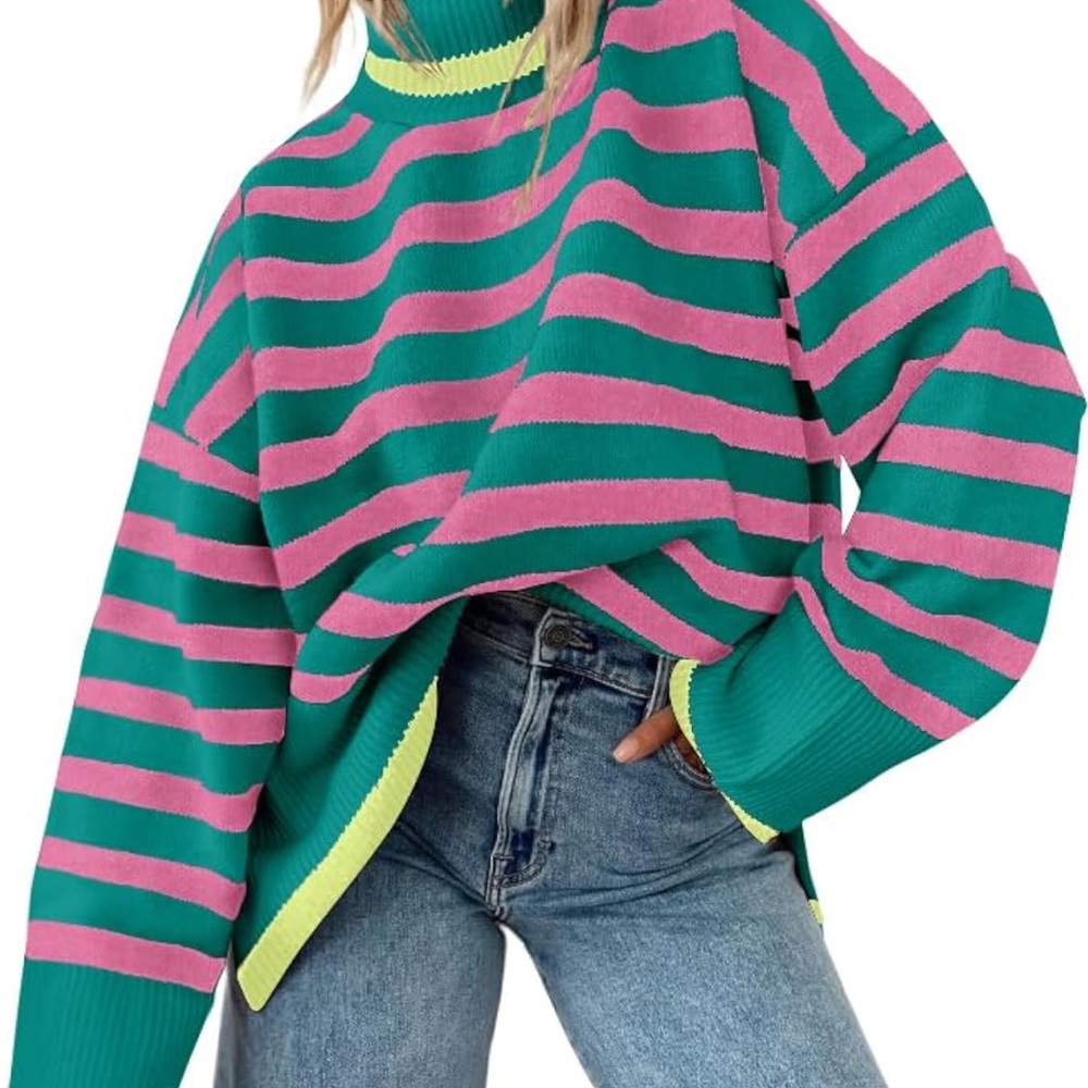 Colorful Striped Sweater